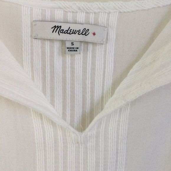 MADEWELL Esperanza Cover Up Jumpsuit Wide Leg One Piece Semi Sheer Size S - Picture 5 of 6